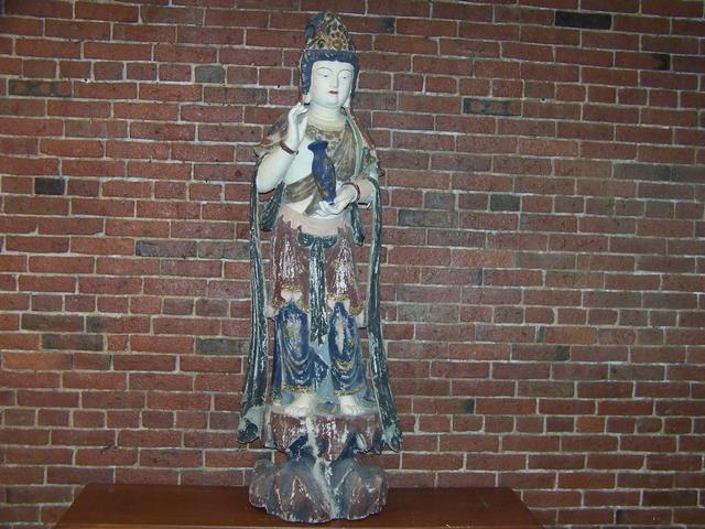 Antique Chinese Quan Yen Wood Sculpture item aa5403