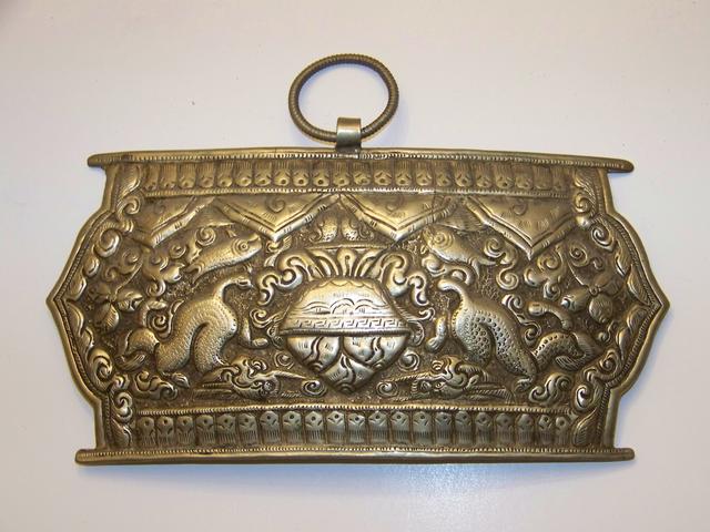 Asain Antique Silver Buckle item aa5405