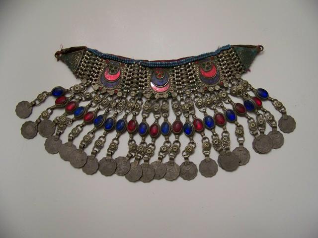 Unusual Turkish Necklace with Coins and Stones item aa5406