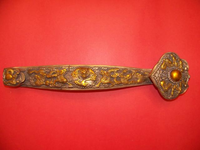Antique Chinese Metal Scepter item aa5408