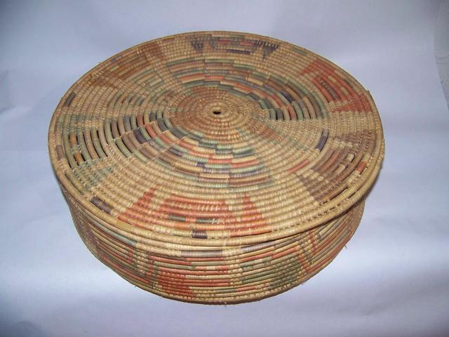 Native American Coiled  (Hopi Butterfly ?) Basket item ai5420