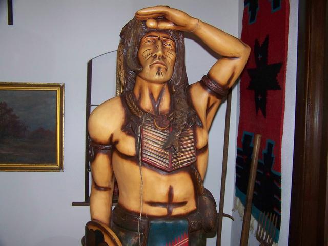 Carved Cigar Store Indian Circa 1950's 60's item am5420